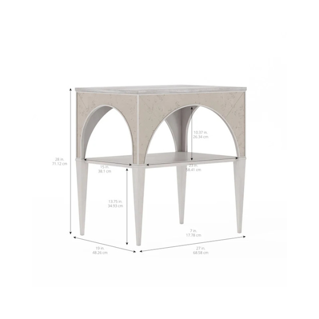 ART Furniture Mezzanine Mirrored Night Table - Image 6