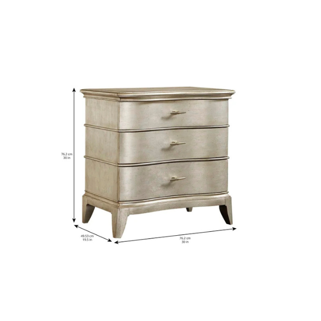 ART Furniture Starlite-3 Drawer Nightstand - Image 6