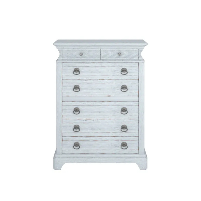 ART Furniture Summer Creek 8 Drwr Chest G Shutter Blue - Image 4