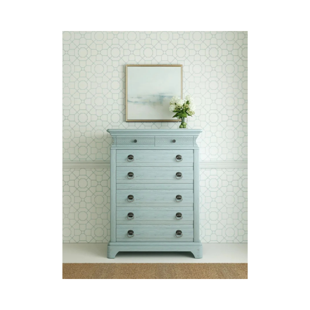 ART Furniture Summer Creek 8 Drwr Chest G Shutter Blue - Image 7