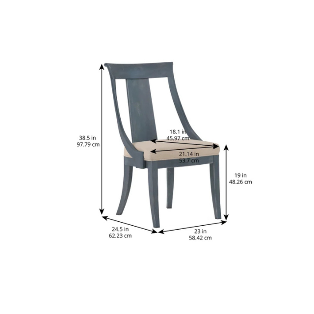 ART Furniture Alcove Side Chair in Slate - Image 8