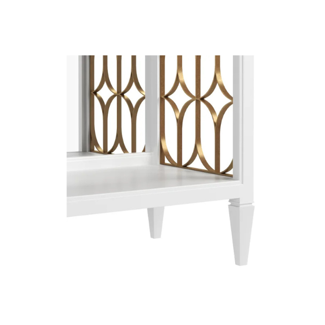 ART Furniture Eave Etagere/Bookcase-Uplifting White - Image 5