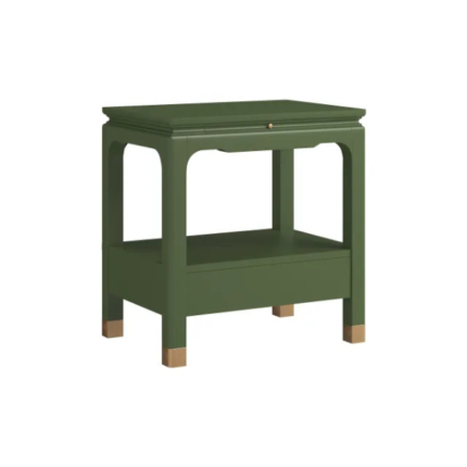 ART Furniture Eave Bedside Table-Darkened Sage