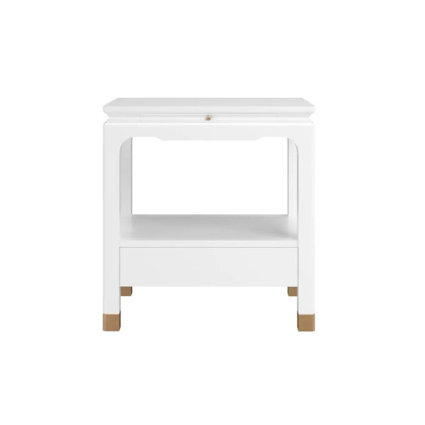 ART Furniture Eave Bedside Table-Uplifting White - Image 3