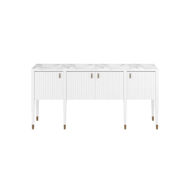 ART Furniture Eave Sideboard/stone top-Uplft White - Image 3