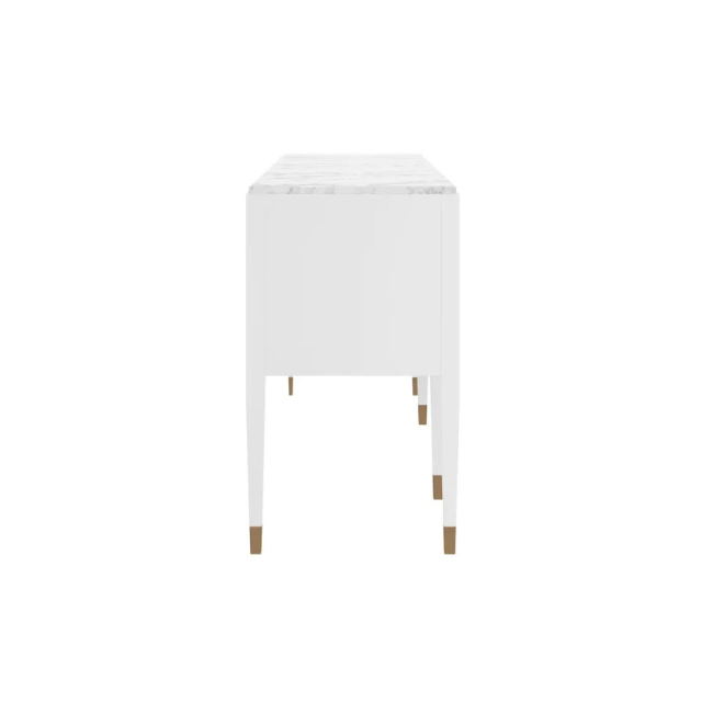 ART Furniture Eave Sideboard/stone top-Uplft White - Image 4