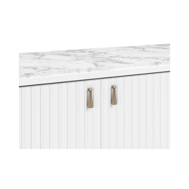 ART Furniture Eave Sideboard/stone top-Uplft White - Image 6