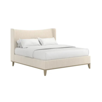 ART Furniture Edwin King Wing Shelter Uph Bed-Creme