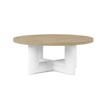 ART Furniture Garrison Round Cocktail Table Wood Top