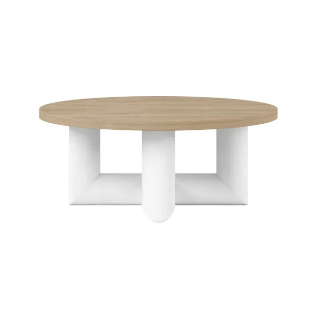 ART Furniture Garrison Round Cocktail Table Wood Top - Image 2