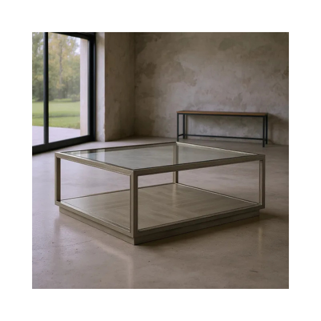 ART Furniture Glaze Sq Cktl Table-Quartz - Image 4