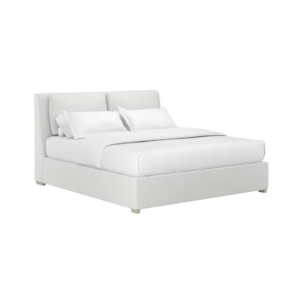 ART Furniture Grant Queen Pillow Back Uph Bed-Snow