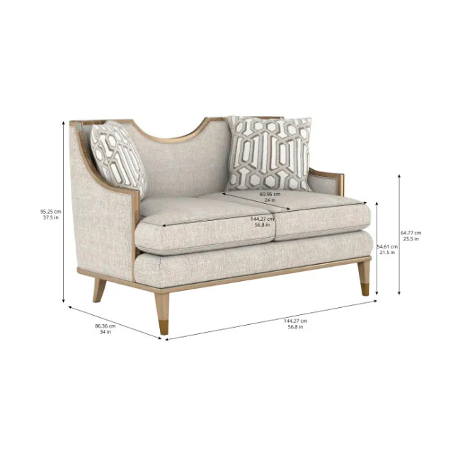 ART Furniture Harper Quartz Loveseat - Image 4