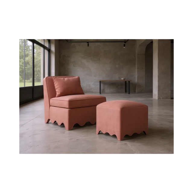 ART Furniture Lowry Ottoman-Dusty Rose - Image 4
