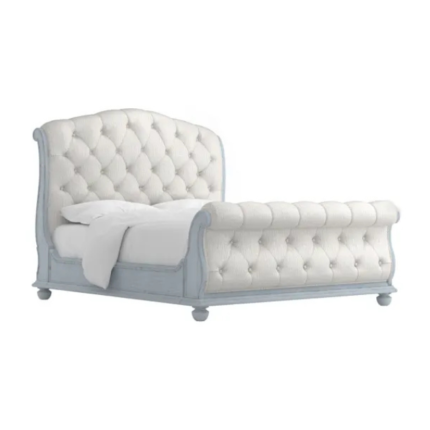 ART Furniture Summer Creak King Uph Sleigh Bed-Blue