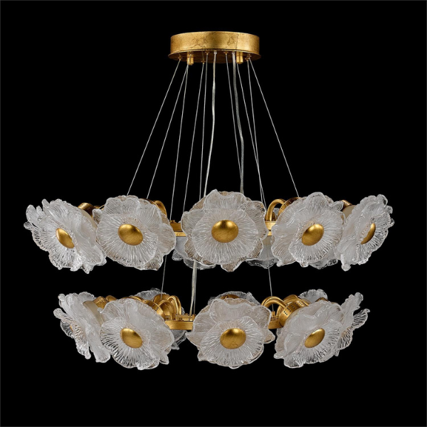 John Richard Farnese Two-Tier Twenty-One-Light Chandelier - Image 2