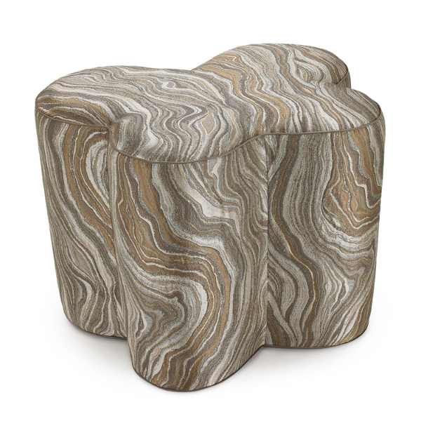 John Richard Mariposa Ottoman - Small - 7008