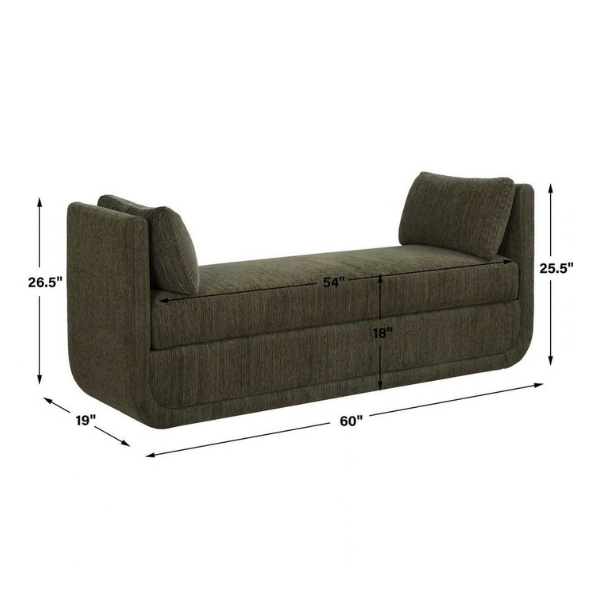 Uttermost Abound Oversized Bench - Image 7