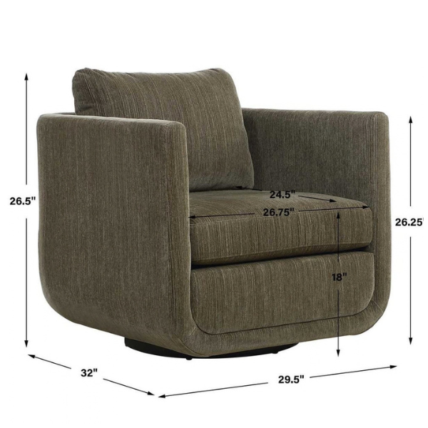 Uttermost Abound Swivel Chair - Image 19