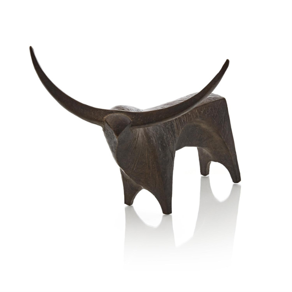 John Richard Abstract Ox Sculpture