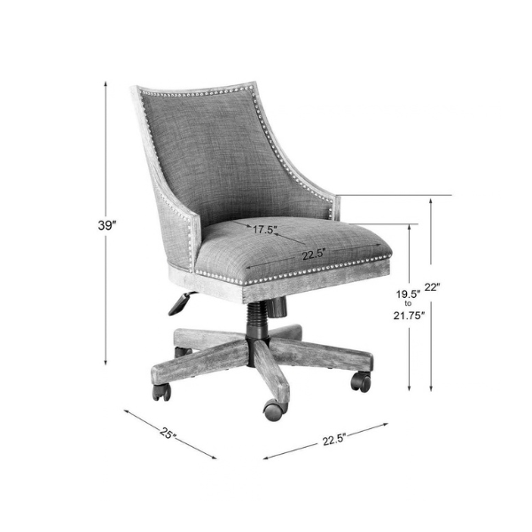 Uttermost Aidrian Desk Chair - Image 9