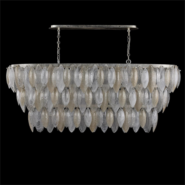 John Richard Aria Twenty-Two-Light Horizontal Chandelier - Image 4