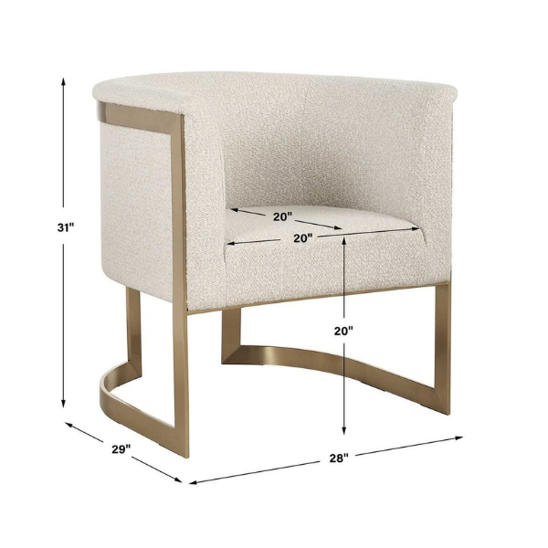 Uttermost Bellina Accent Chair - Image 8