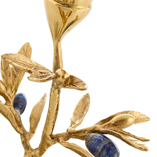 John Richard Brass Flora Candleholder - Image 4