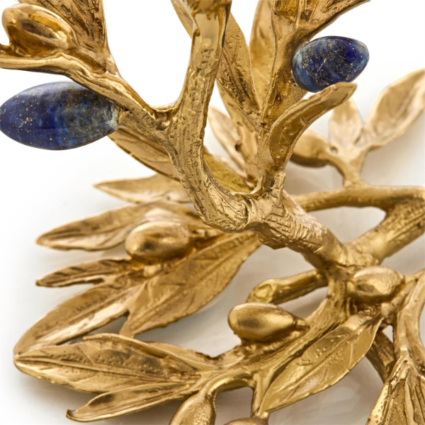 John Richard Brass Flora Candleholder - Image 2
