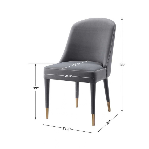 Uttermost Brie Armless Chair, 2 Per Box - Image 27