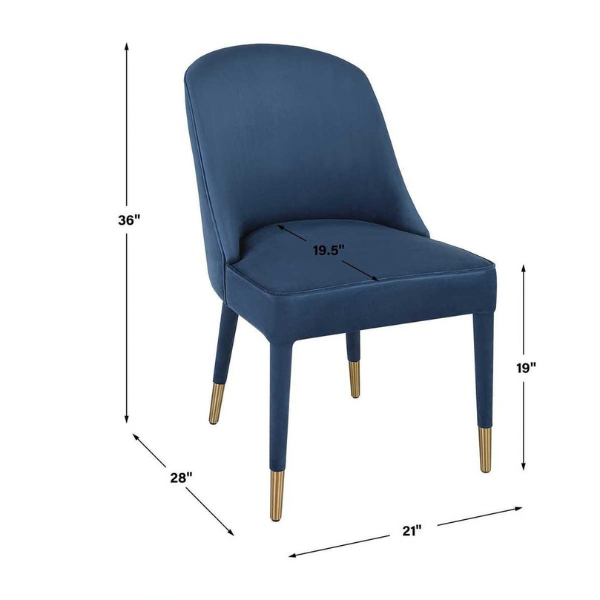Uttermost Brie Armless Chair, 2 Per Box - Image 35