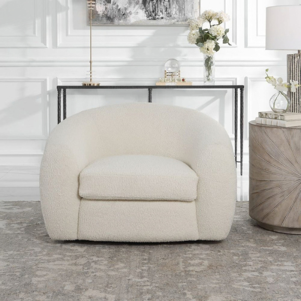 Uttermost Capra Swivel Chair - Image 8