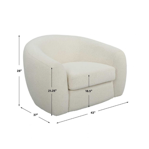Uttermost Capra Swivel Chair - Image 9