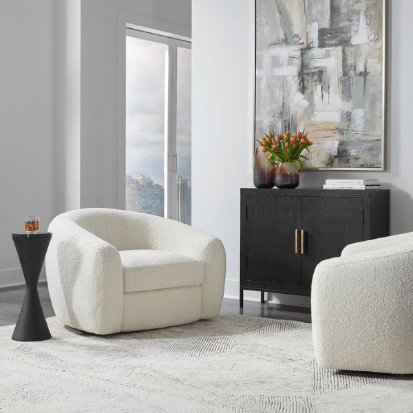 Uttermost Capra Swivel Chair - Image 2