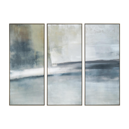 John Richard Carol Benson-Cobb's Hues in Slate in a Classic Sterling Floater Frame
