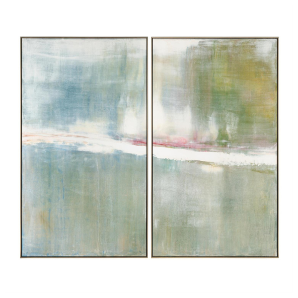 John Richard Carol Benson-Cobb's Seeking Refuge Diptych