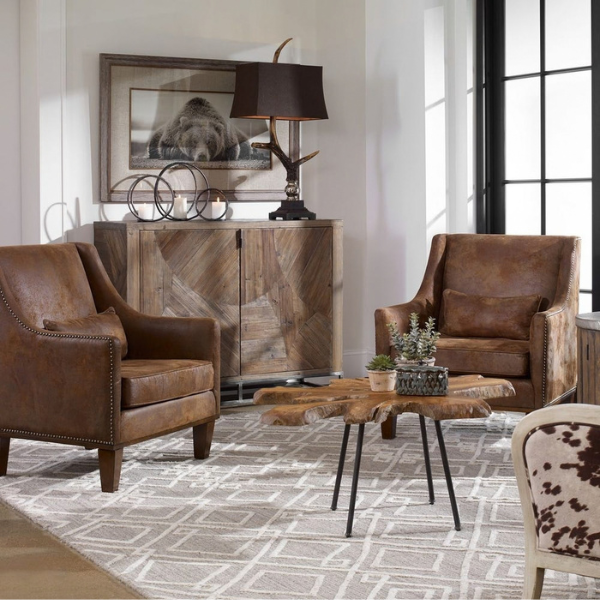 Uttermost Clay Armchair - Image 3