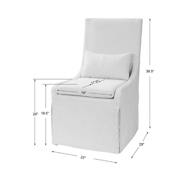 Uttermost Coley Armless Chair - Image 18