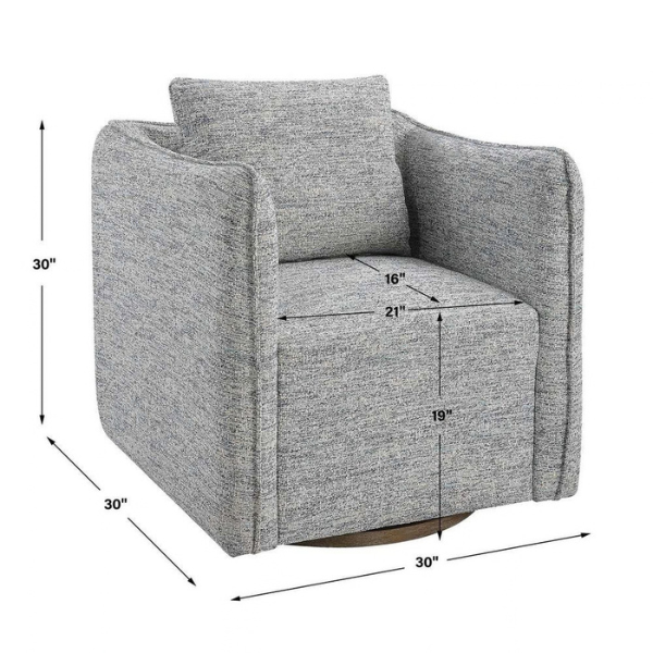 Uttermost Corben Swivel Chair - Image 8