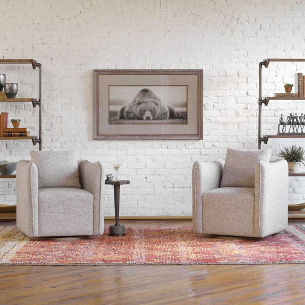 Uttermost Corben Swivel Chair - Image 15