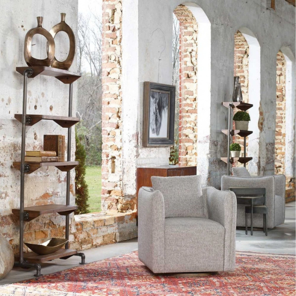 Uttermost Corben Swivel Chair - Image 10