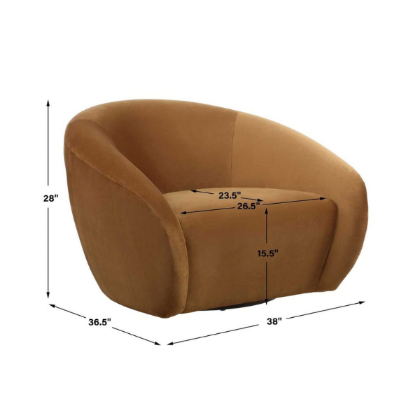 Uttermost DeSoto Swivel Chair - Image 19