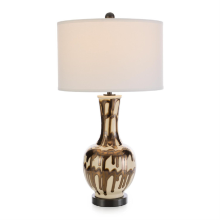 John Richard Drizzled Porcelain Table Lamp