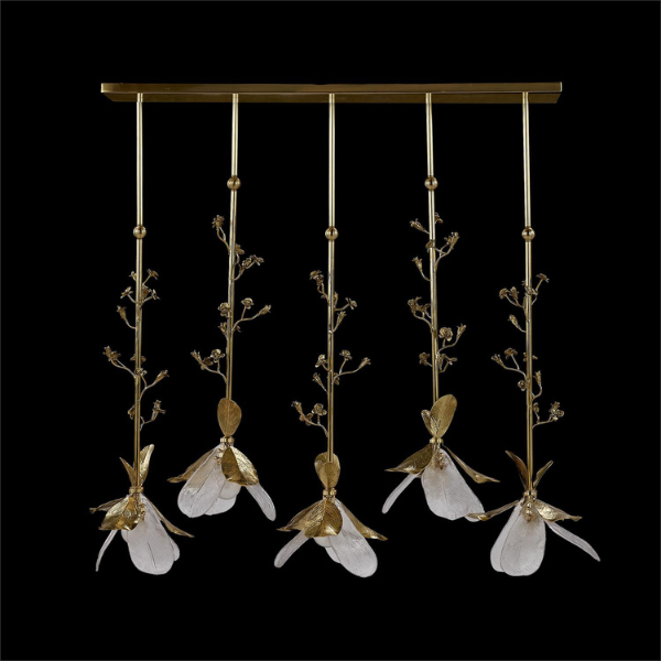 John Richard Dryad Five-Light Horizontal Chandelier - Image 2