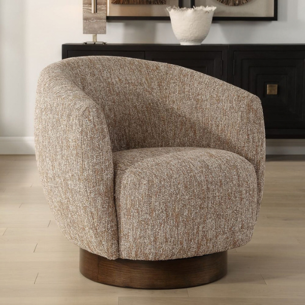 Uttermost Dunes Swivel Chair - Image 3