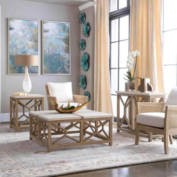 Uttermost Encore Armchair, Natural - Image 4