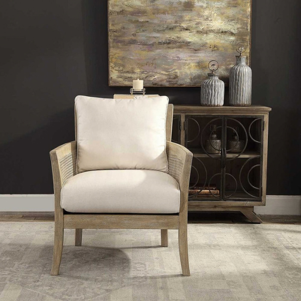 Uttermost Encore Armchair, Natural - Image 5