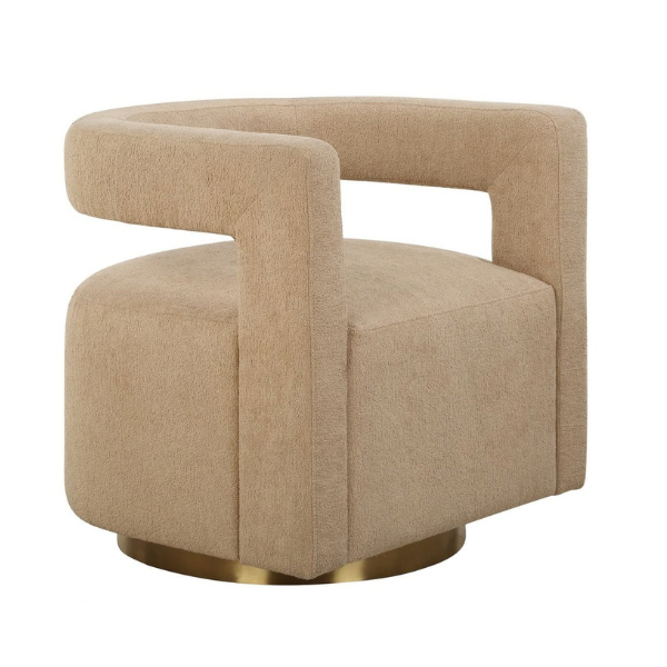 Uttermost Grounded Swivel Chair - Image 3