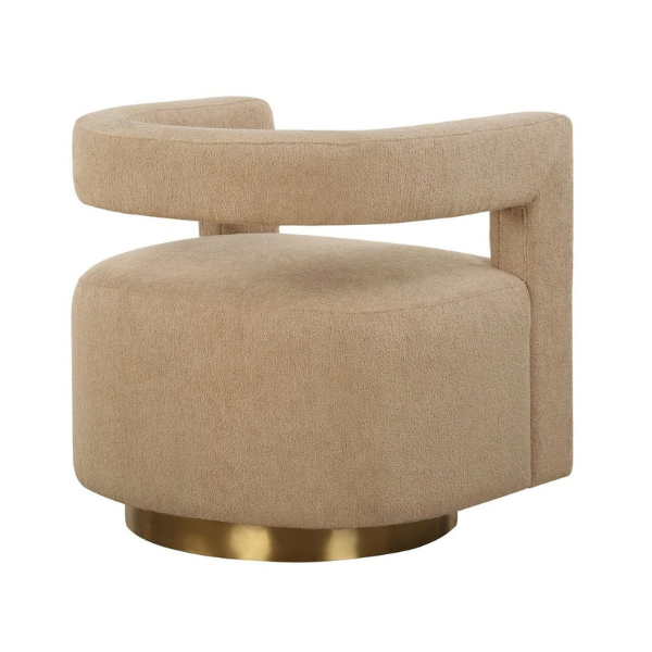 Uttermost Grounded Swivel Chair - Image 5