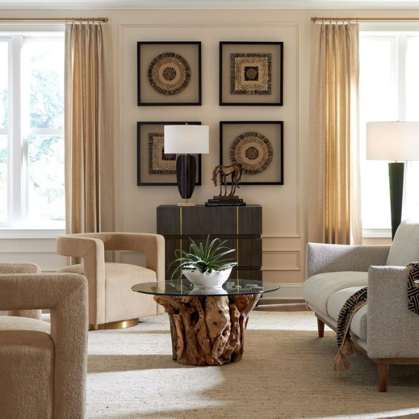 Uttermost Grounded Swivel Chair - Image 8
